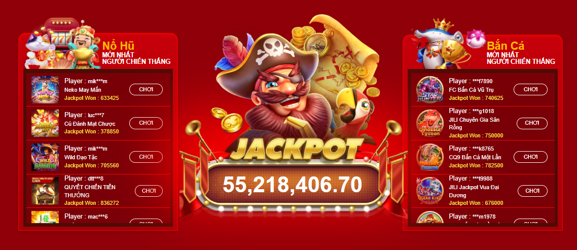 Jackpot siêu khủng – Cơ hội trúng thưởng triệu đô, quay may mắn mỗi ngày